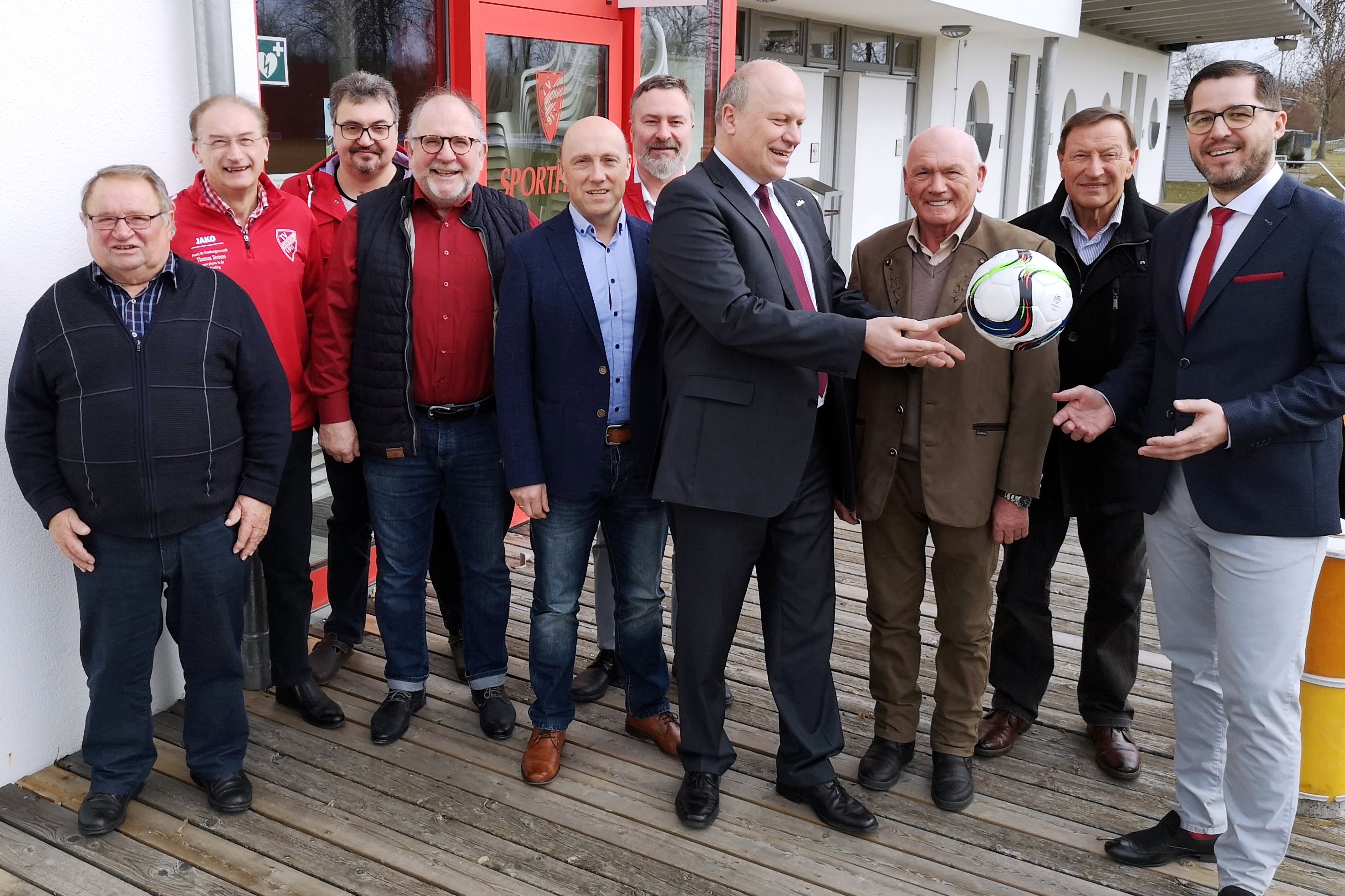 Vorstandschaft und Beisitzer des Förderkreis TV Schierling Abt. Fußball e.V. Image